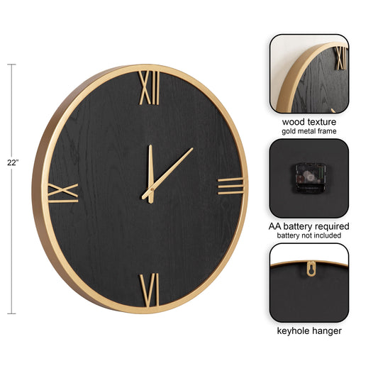 Pronte Wood Wall Clock