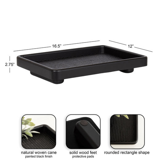 Planche Rectangle Woven Tray