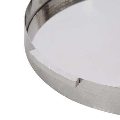 Samana Round Metal Tray