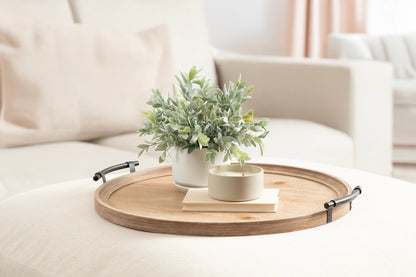 Bruillet Wood Ottoman Tray