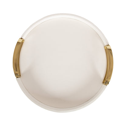 Valeska Round Tray with Handles