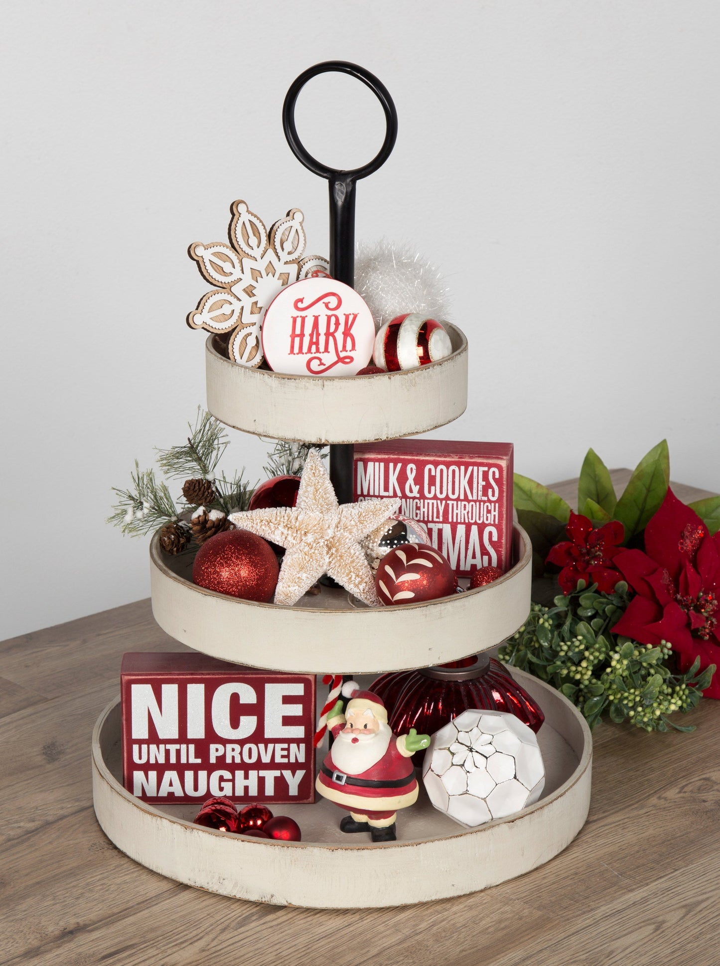 Woodmont 3 Tiered Wood Tray