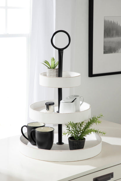 Woodmont 3 Tiered Wood Tray