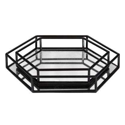Felicia Nesting Metal Mirrored Decorative Trays