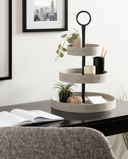 Woodmont 3 Tiered Wood Tray