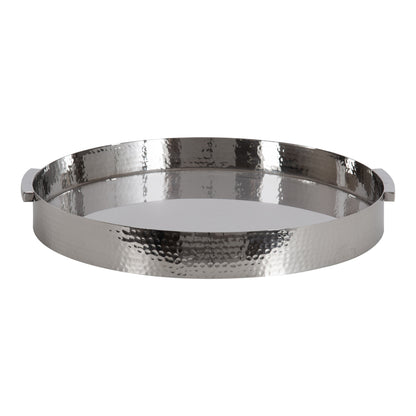 Samana Round Metal Tray