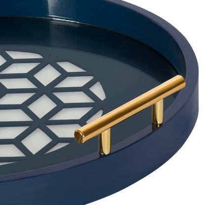 Caspen Round Decorative Tray