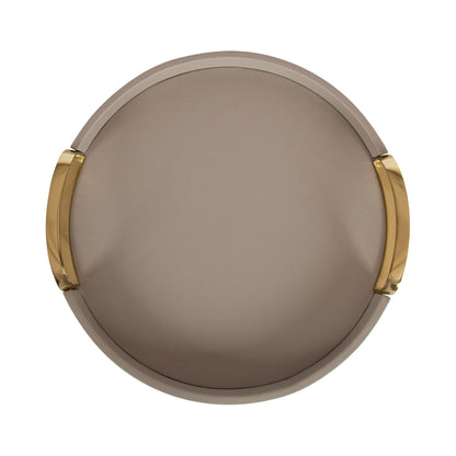 Valeska Round Tray with Handles