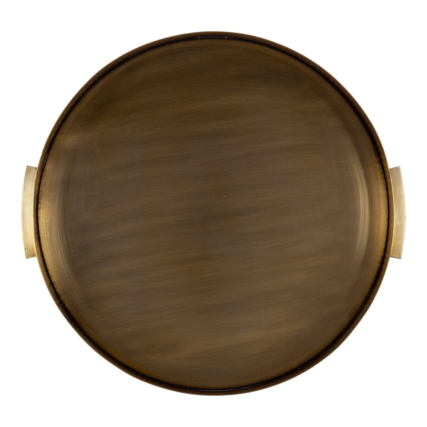 Samana Round Metal Tray
