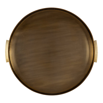 Samana Round Metal Tray