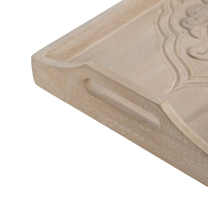Adhira Carved Decorative Tray