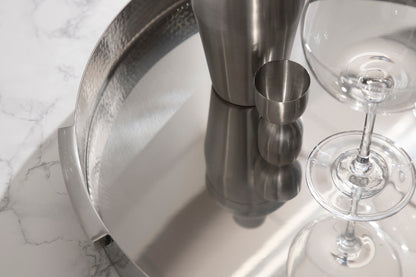 Samana Round Metal Tray