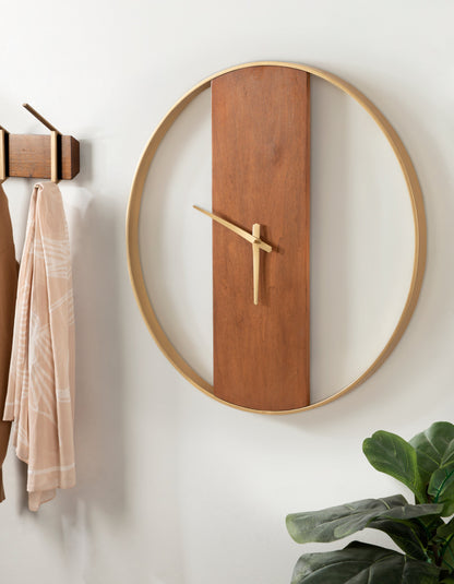 Ladd Round Numberless Wall Clock