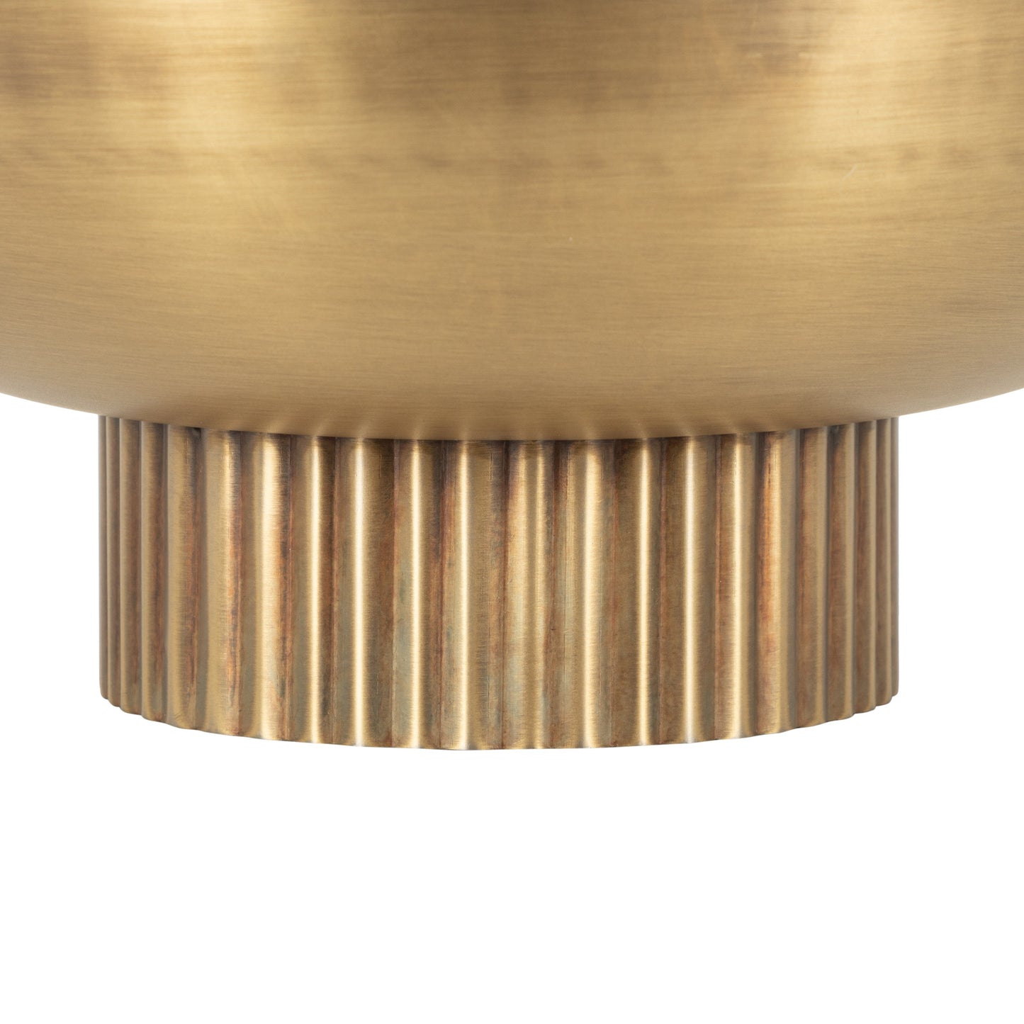 Rooks Ribbed Metal Bowl