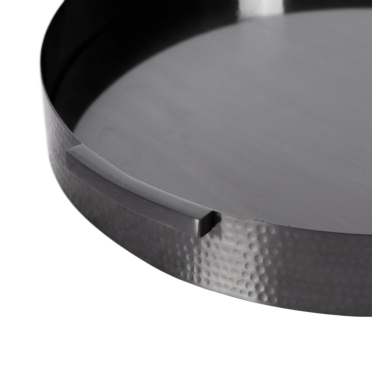 Samana Round Metal Tray