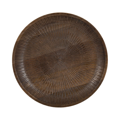 Zandros Round Carved Tray