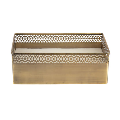 Pearce Rectangle Metal Wax Candle