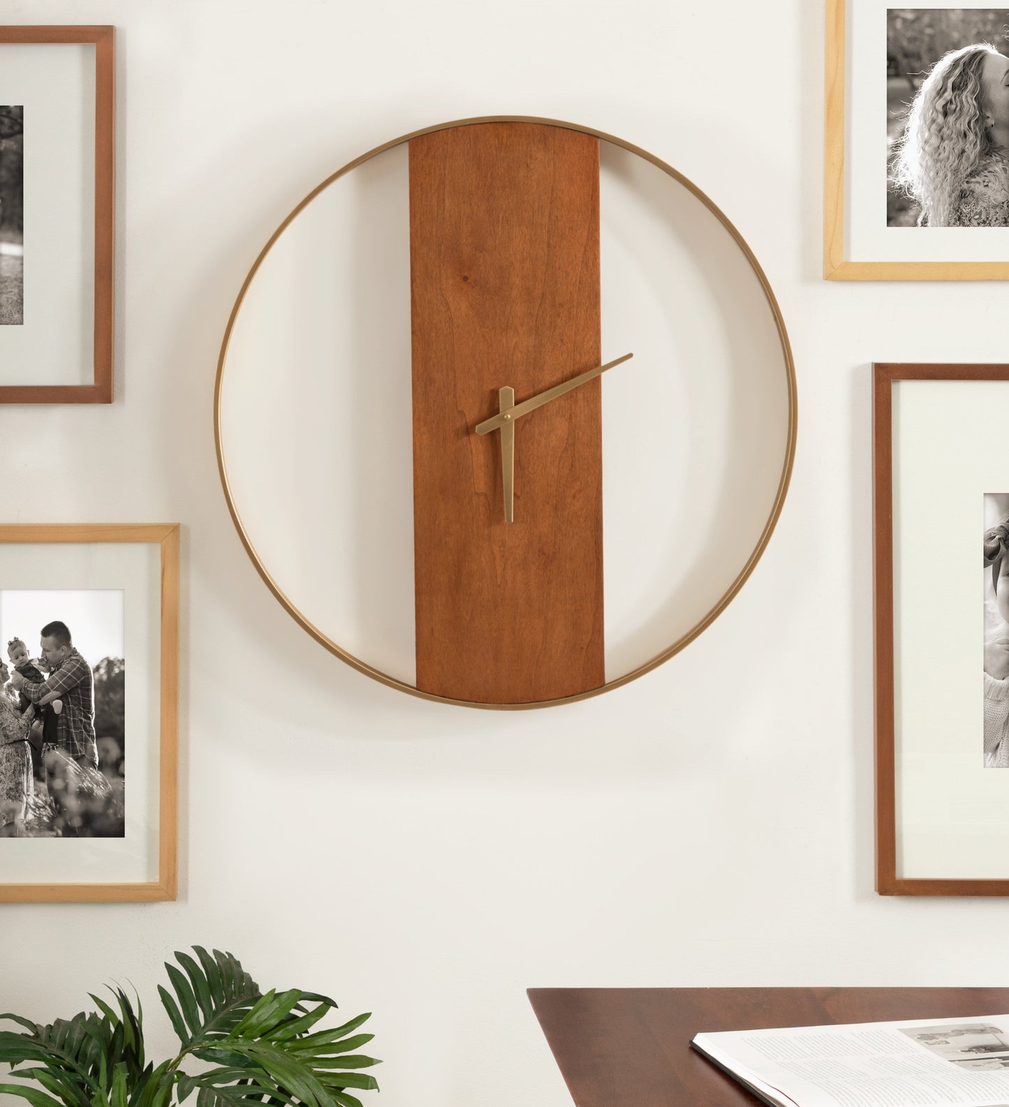 Ladd Round Numberless Wall Clock