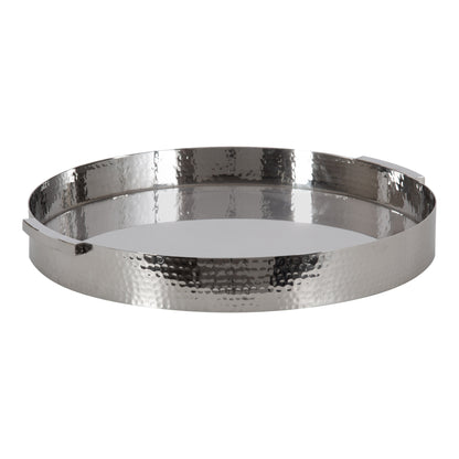 Samana Round Metal Tray