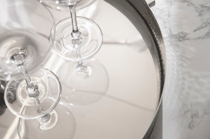 Samana Round Metal Tray