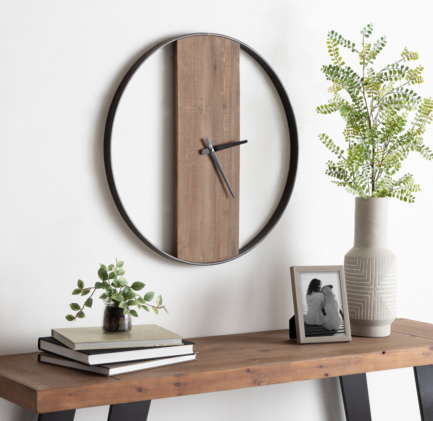 Ladd Round Numberless Wall Clock