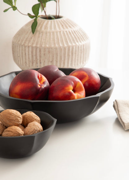 Lorah Wood Bowl Set