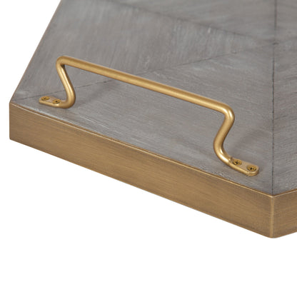 Sade Decorative Hexagon Tray
