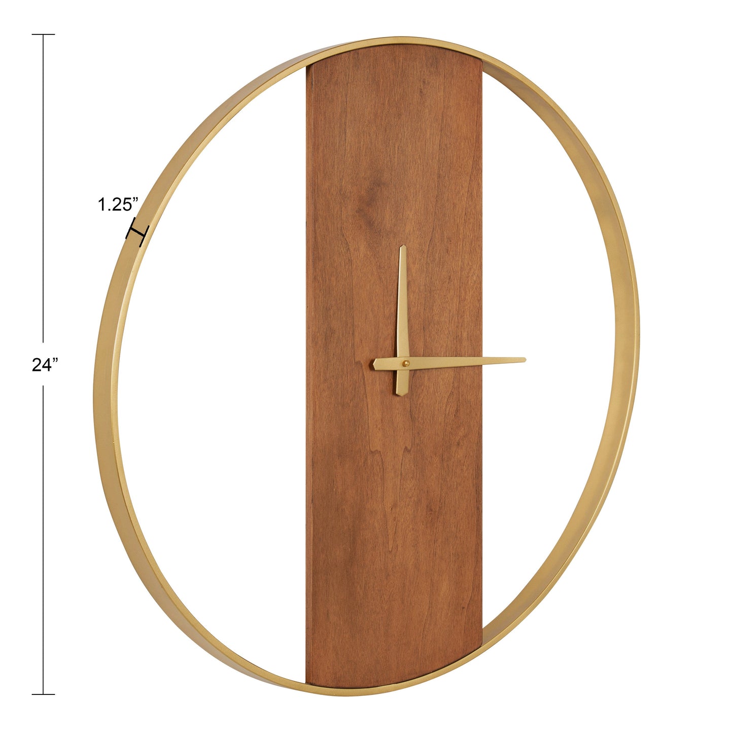 Ladd Round Numberless Wall Clock