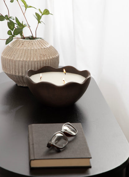 Alessia Metal Candle Bowl