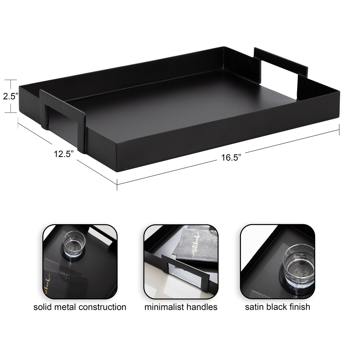 Myo Metal Rectangle Tray