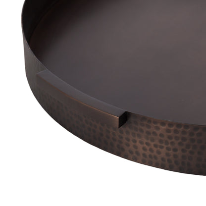 Samana Round Metal Tray