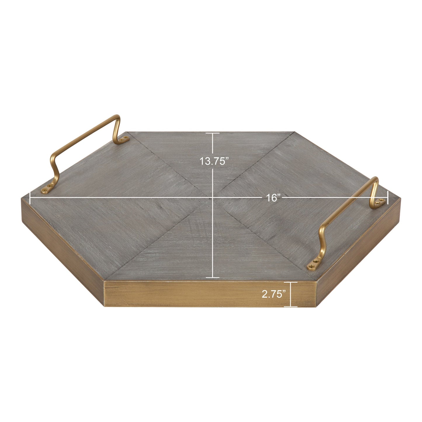 Sade Decorative Hexagon Tray