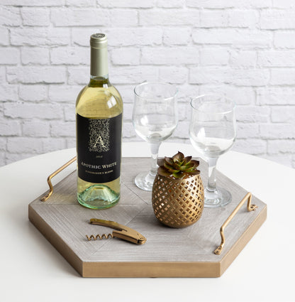 Sade Decorative Hexagon Tray