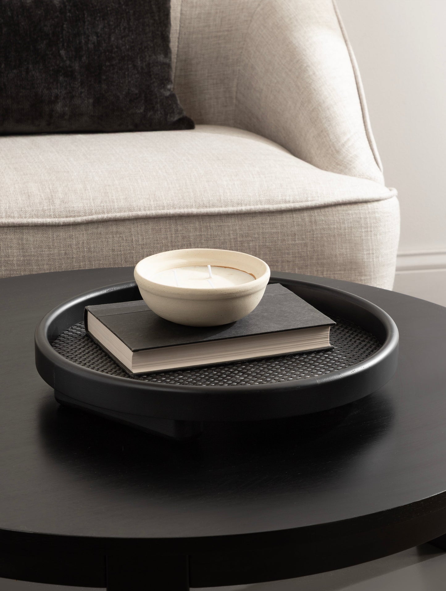 Planche Round Woven Tray