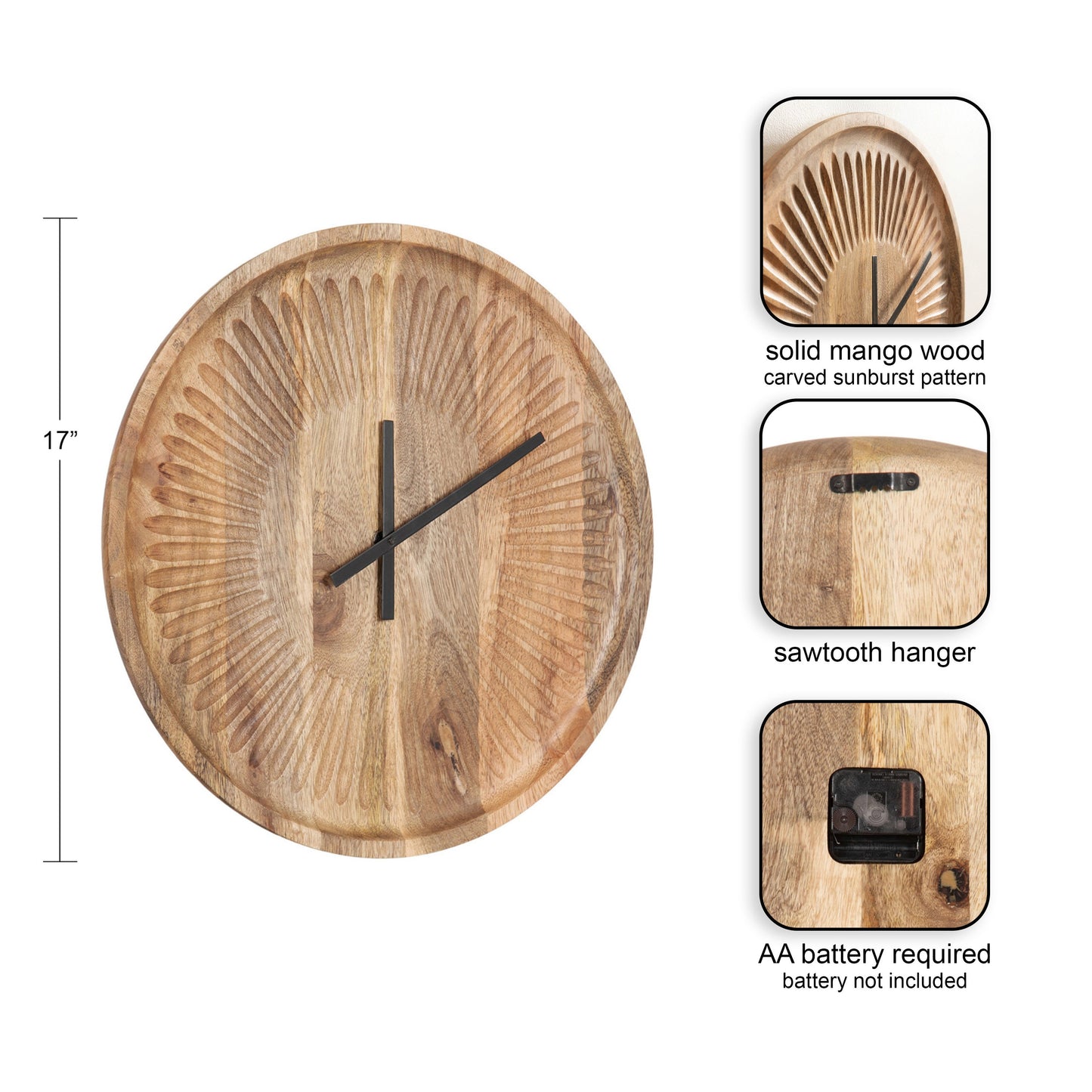 Grear Round Wall Clock