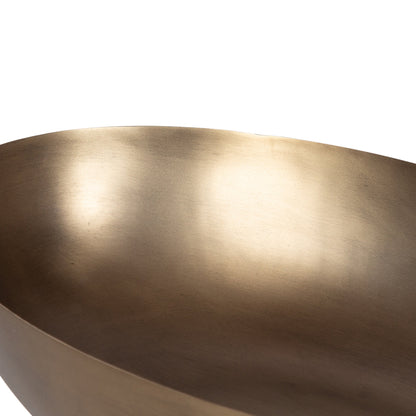 Rooks Ribbed Metal Bowl
