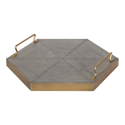 Sade Decorative Hexagon Tray