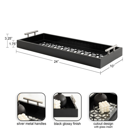 Caspen Rectangle Decorative Tray