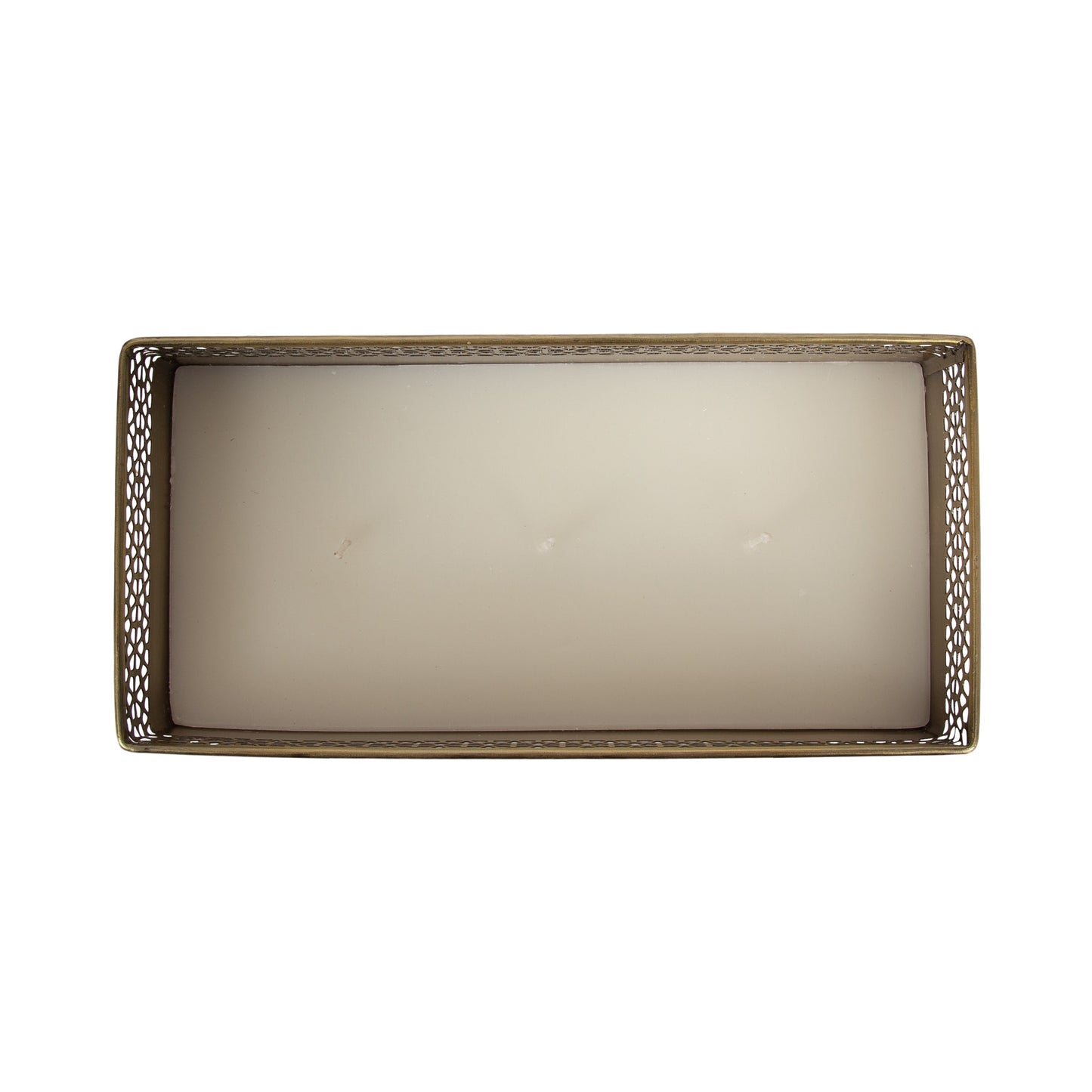 Pearce Rectangle Metal Wax Candle