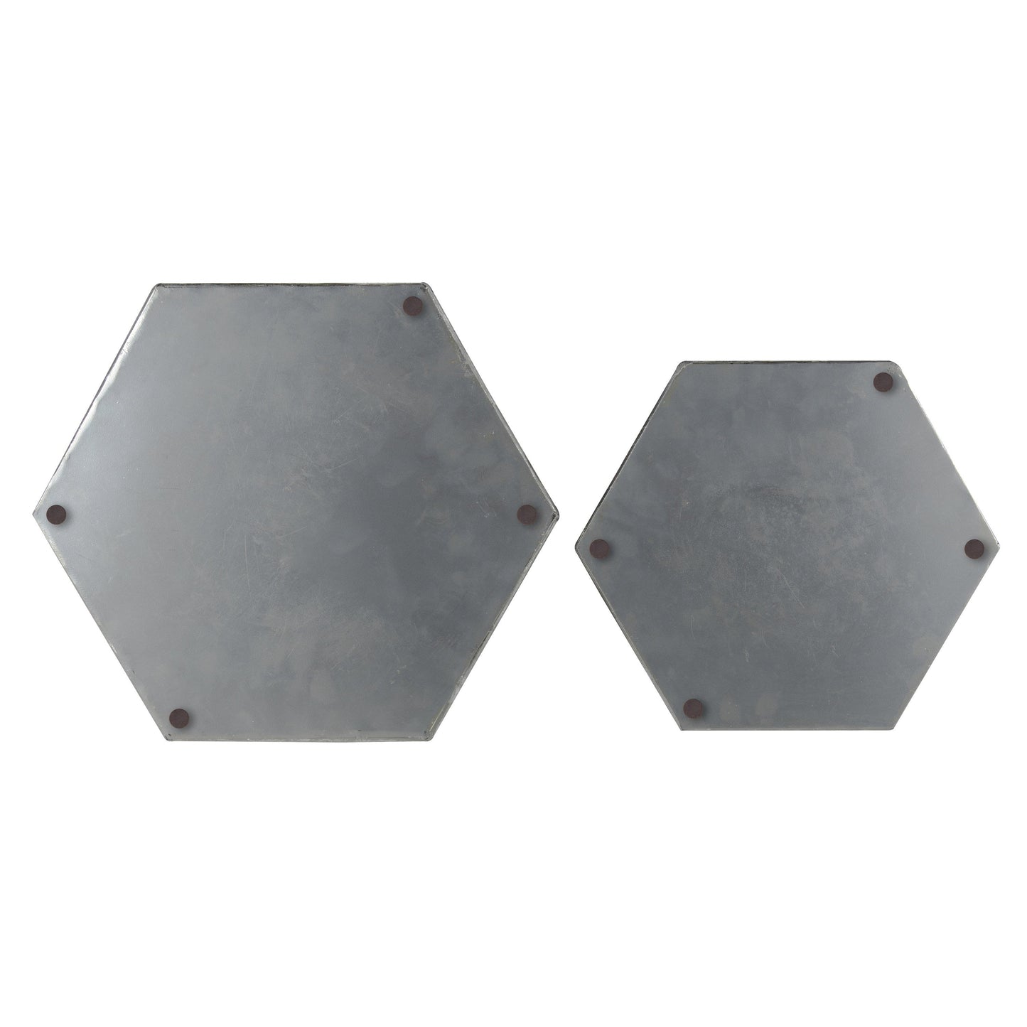 Felicia Nesting Metal Mirrored Decorative Trays