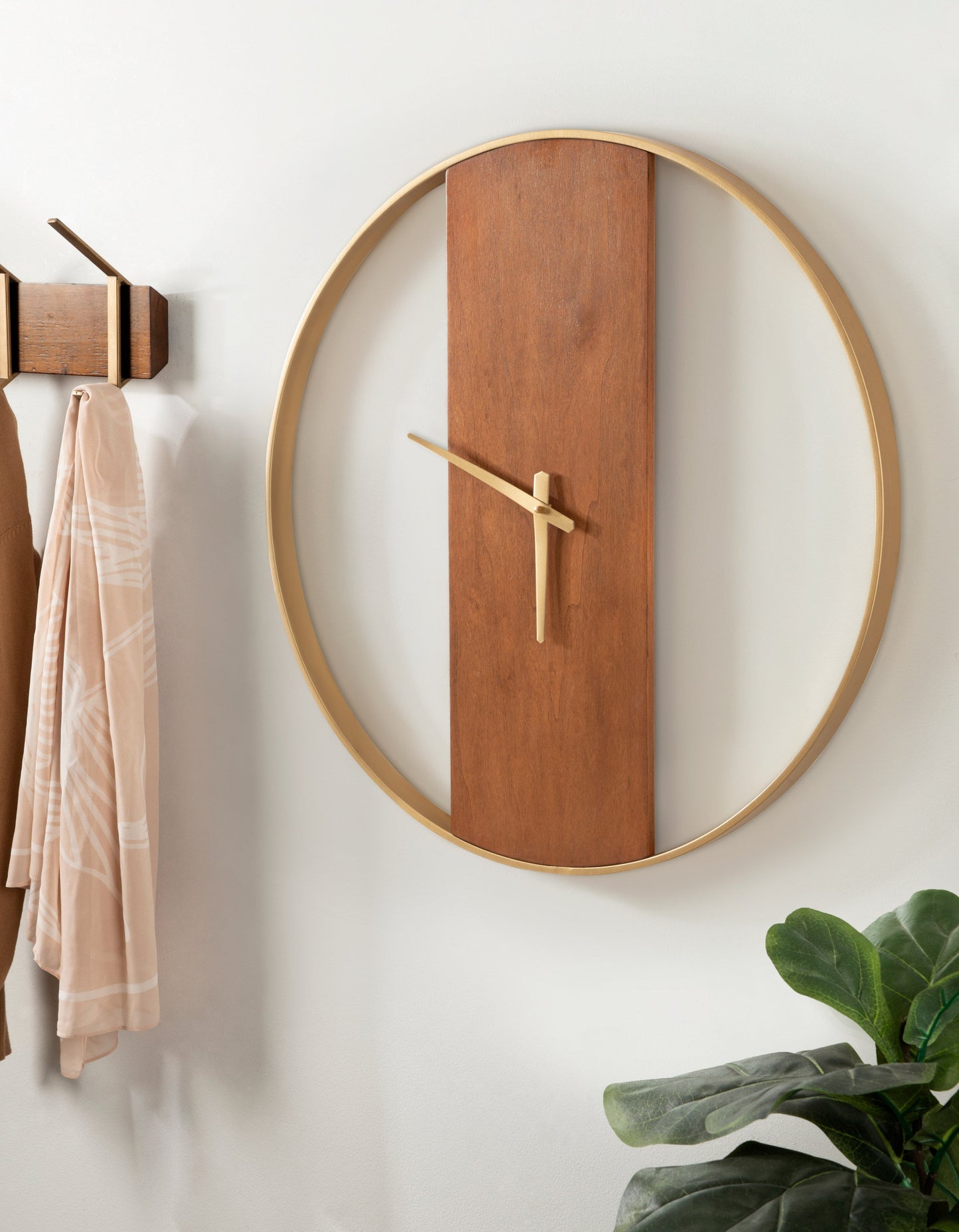 Ladd Round Numberless Wall Clock